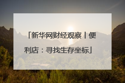 新华网财经观察丨便利店：寻找生存坐标